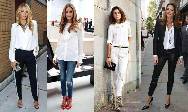 camicia bianca come abbinarla